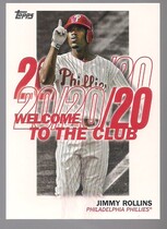2023 Topps Welcome to the Club #WC-3 Jimmy Rollins