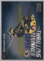 2019 Upper Deck O-Pee-Chee OPC Platinum Thrilling Finishes #TF-19 Brad Marchand