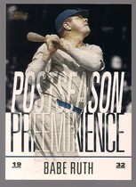 2018 Topps Update Postseason Preeminence Black #PO-11 Babe Ruth