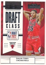 2022 Panini Contenders 2022 Draft Class Contenders #20 Dalen Terry