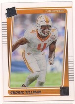 2023 Panini Chronicles Draft Picks Clearly Donruss Rated Rookie #46 Cedric Tillman
