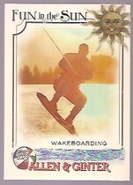 2023 Topps Allen & Ginter Fun in the Sun #FITS-2 Wakeboarding