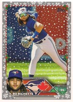 2023 Topps Holiday Metallic #H95 Bo Bichette