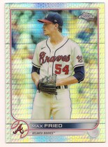 2022 Topps Chrome Prism Refractor #75 Max Fried