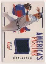 2022 Panini Chronicles Americas Pastime Swatches #27 Austin Riley