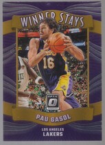 2023 Donruss Optic Winner Stays #7 Pau Gasol