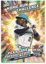 2024 Topps Home Run Challenge Code Card Unredeemed Series 2 #HRC-30 Jazz Chisholm Jr.