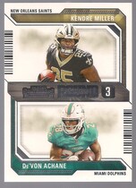 2023 Panini Contenders Round Numbers #16 Devon Achane|Kendre Miller