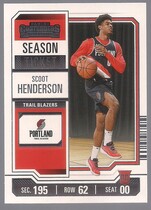 2023 Panini Contenders (Retail) #27 Scoot Henderson