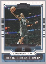 2023 Panini Contenders Game Night Ticket #3 Ja Morant