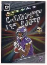 2023 Donruss Optic Light It Up #LU-JA Jordan Addison