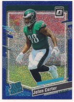 2023 Donruss Optic Blue Glitter #281 Jalen Carter