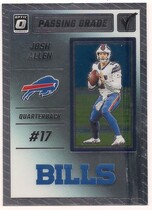 2023 Donruss Optic Passing Grade #PG-JA Josh Allen