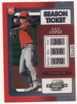 2022 Panini Chronicles Contenders Optic #14 Alejo Lopez