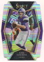 2021 Panini Select Silver Die-Cut Prizm #123 Kirk Cousins