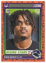 2024 Score Score-A-Treat Rising Stars Orange Pumpkin #10 Byron Murphy Ii