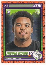 2024 Score Score-A-Treat Rising Stars Orange Pumpkin #12 Chop Robinson