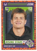 2024 Score Score-A-Treat Rising Stars Orange Pumpkin #17 Drake Maye