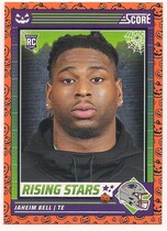 2024 Score Score-A-Treat Rising Stars Orange Pumpkin #20 Jaheim Bell