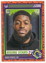 2024 Score Score-A-Treat Rising Stars Orange Pumpkin #23 Jared Verse