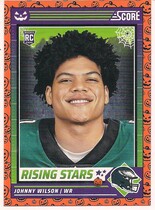 2024 Score Score-A-Treat Rising Stars Orange Pumpkin #29 Johnny Wilson