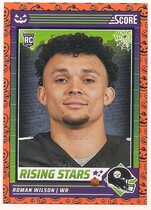 2024 Score Score-A-Treat Rising Stars Orange Pumpkin #43 Roman Wilson