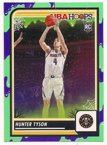 2023 Panini NBA Hoops Haunted Hoops Slime #29 Hunter Tyson