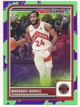 2023 Panini NBA Hoops Haunted Hoops Slime #57 Markquis Nowell