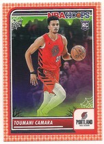 2023 Panini NBA Hoops Haunted Hoops Orange #10 Toumani Camara