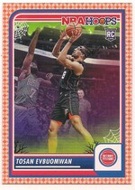 2023 Panini NBA Hoops Haunted Hoops Orange #133 Tosan Evbuomwan