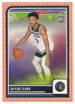 2023 Panini NBA Hoops Haunted Hoops Orange #189 Jaylen Clark