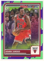 2023 Panini NBA Hoops Haunted Hoops Slime #47 Adama Sanogo