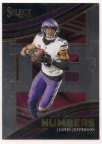 2023 Panini Select Select Numbers #20 Justin Jefferson