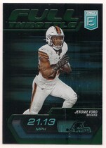 2024 Donruss Elite Full Throttle Green #22 Jerome Ford