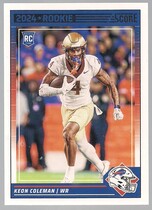 2024 Score Base Set #337 Keon Coleman