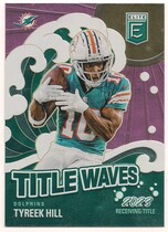 2024 Donruss Elite Title Waves Pink #9 Tyreek Hill