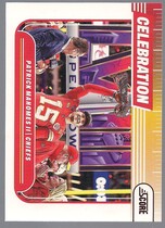 2024 Score Celebration Red #1 Patrick Mahomes Ii