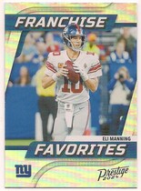 2024 Panini Prestige Franchise Favorites #1 Eli Manning