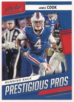 2024 Panini Prestige Prestigious Pros #13 James Cook