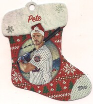 2024 Topps Holiday Stocking Die Cut Ornament #SDC-11 Pete Alonso