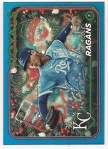 2024 Topps Holiday Blue Metallic Glitter #H20 Cole Ragans