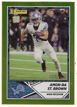 2024 Panini Stickers Cards Yellow #4 Amon-Ra St. Brown