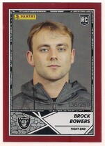 2024 Panini Stickers Cards Red #80 Brock Bowers