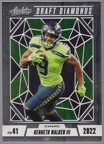 2024 Panini Absolute Draft Diamonds #12 Kenneth Walker Iii