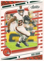 2024 Panini Absolute Green #23 Nick Chubb