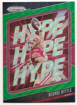 2024 Panini Prizm Hype Green Prizm #8 George Kittle