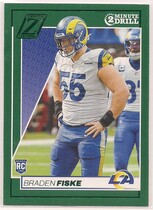 2024 Panini Zenith Two Minute Drill #110 Braden Fiske