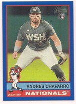 2025 Topps Heritage Dark Blue Border #418 Andres Chaparro