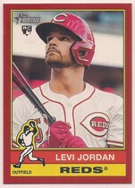 2025 Topps Heritage Red Border #88 Levi Jordan