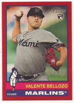 2025 Topps Heritage Red Border #216 Valente Bellozo